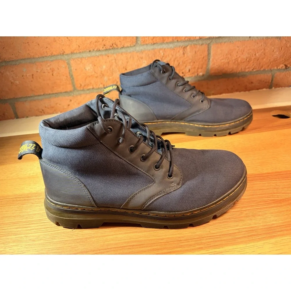 Dr. Martens Bonny Chukka Blue Boot w/ Yellow Stitching Size 12 Men's Pre-owned